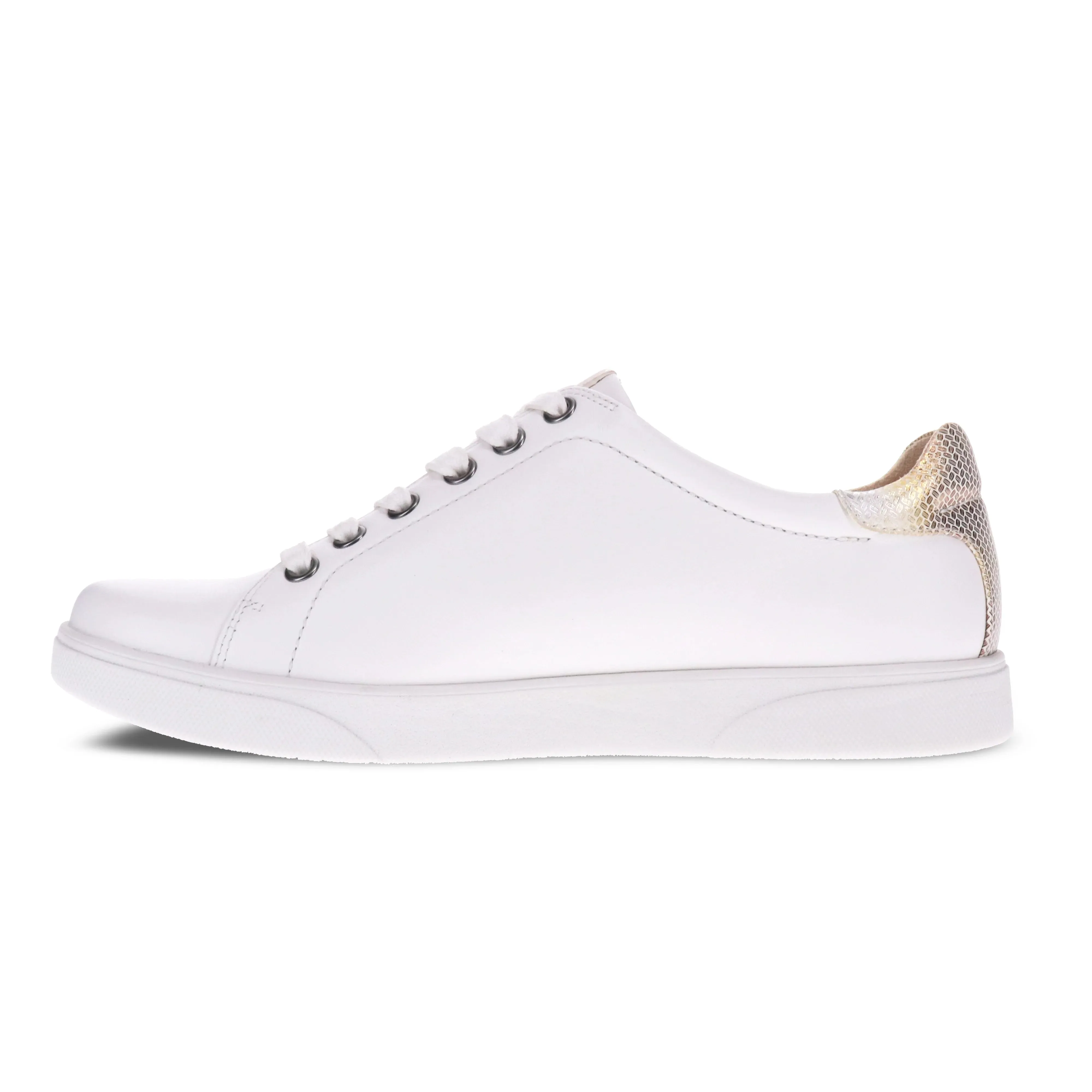 Revere Women’s Limoges Lace Up Sneaker Coconut Metallic Interest