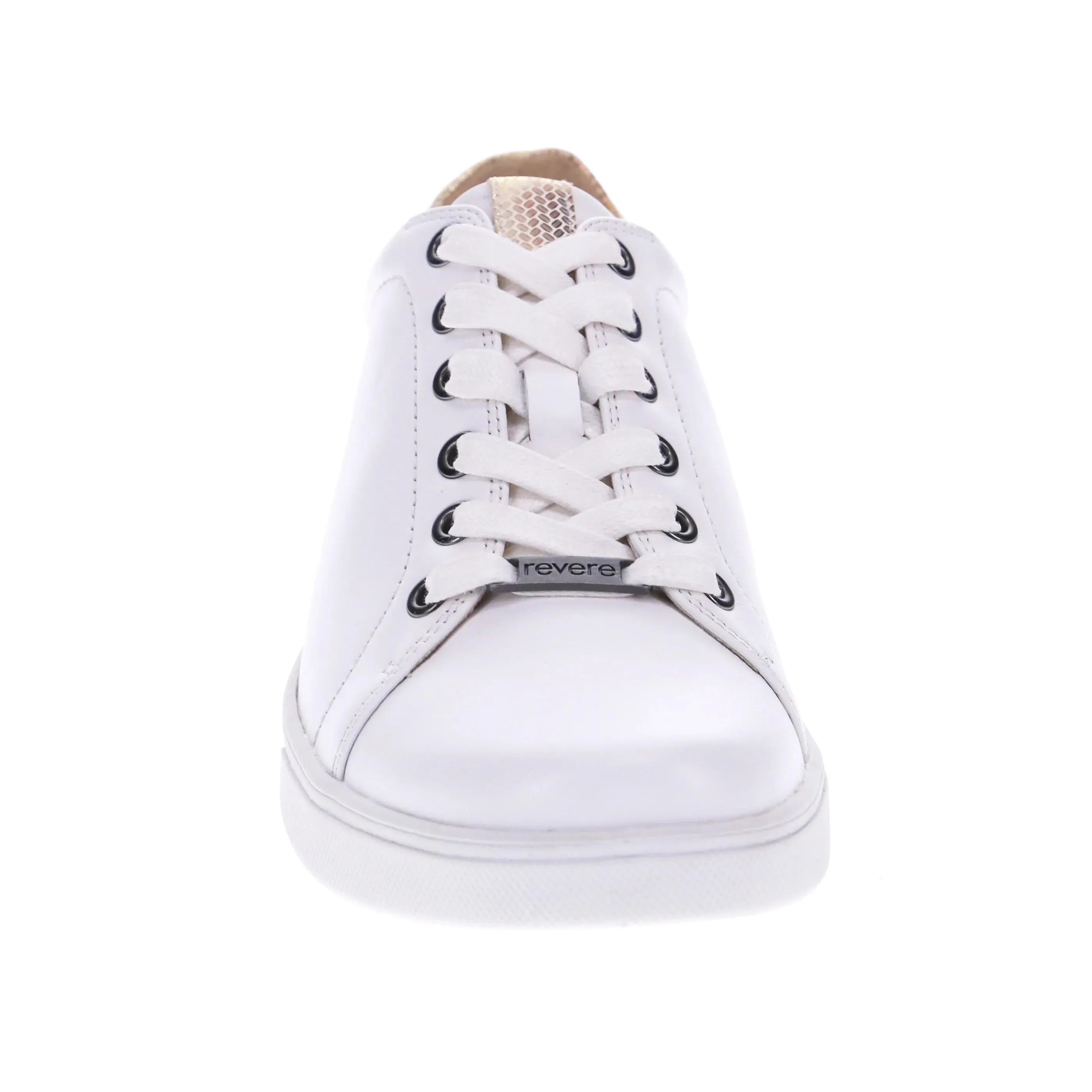 Revere Women’s Limoges Lace Up Sneaker Coconut Metallic Interest