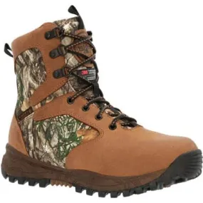 Rocky Little Kids - 8 Spike Insulated Waterproof Outdoor Boot - Brown Camo