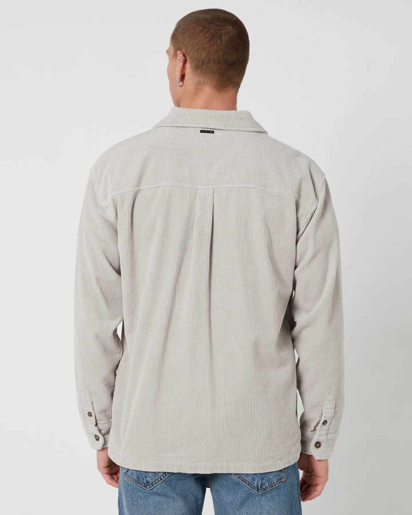 Rusty V8 Coup Cord Jacket - Oyster Gray | SurfStitch