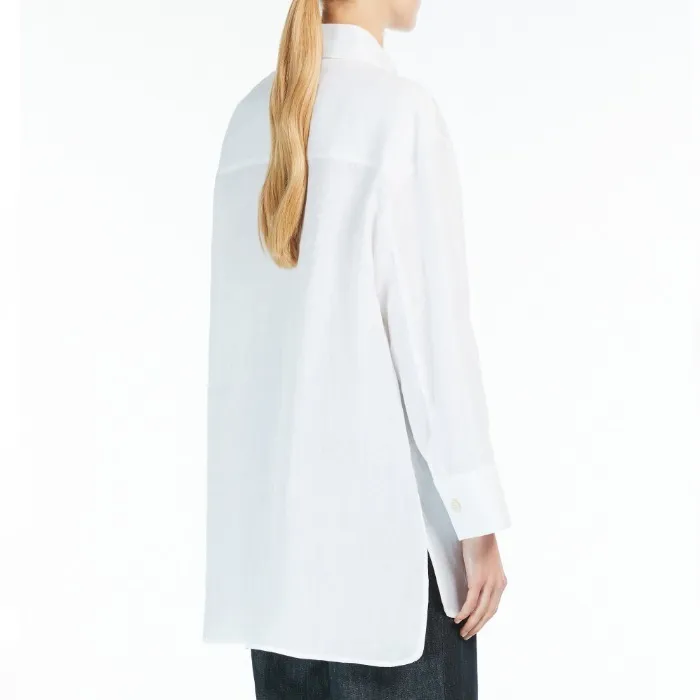 S Max Mara  |Casual Style Linen Long Sleeves Party Style Office Style