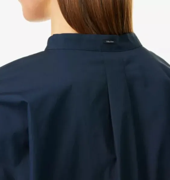 S Max Mara  |Plain Cotton Office Style Elegant Style Shirts & Blouses