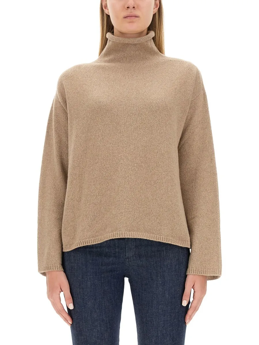 S Max Mara  |Plain V-neck & Crew neck