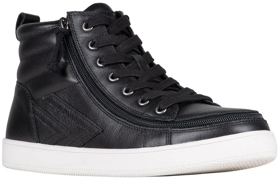 SALE - Men's Black Leather BILLY Ten9 CS Sneaker High Tops