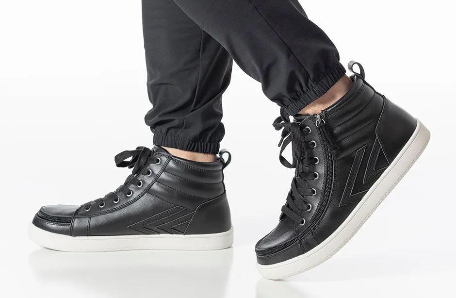 SALE - Men's Black Leather BILLY Ten9 CS Sneaker High Tops