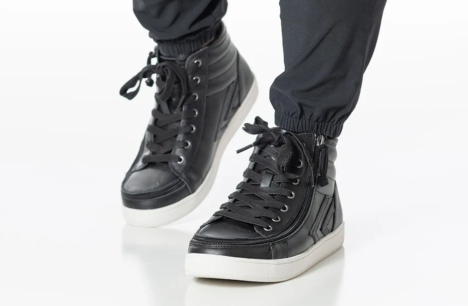 SALE - Men's Black Leather BILLY Ten9 CS Sneaker High Tops