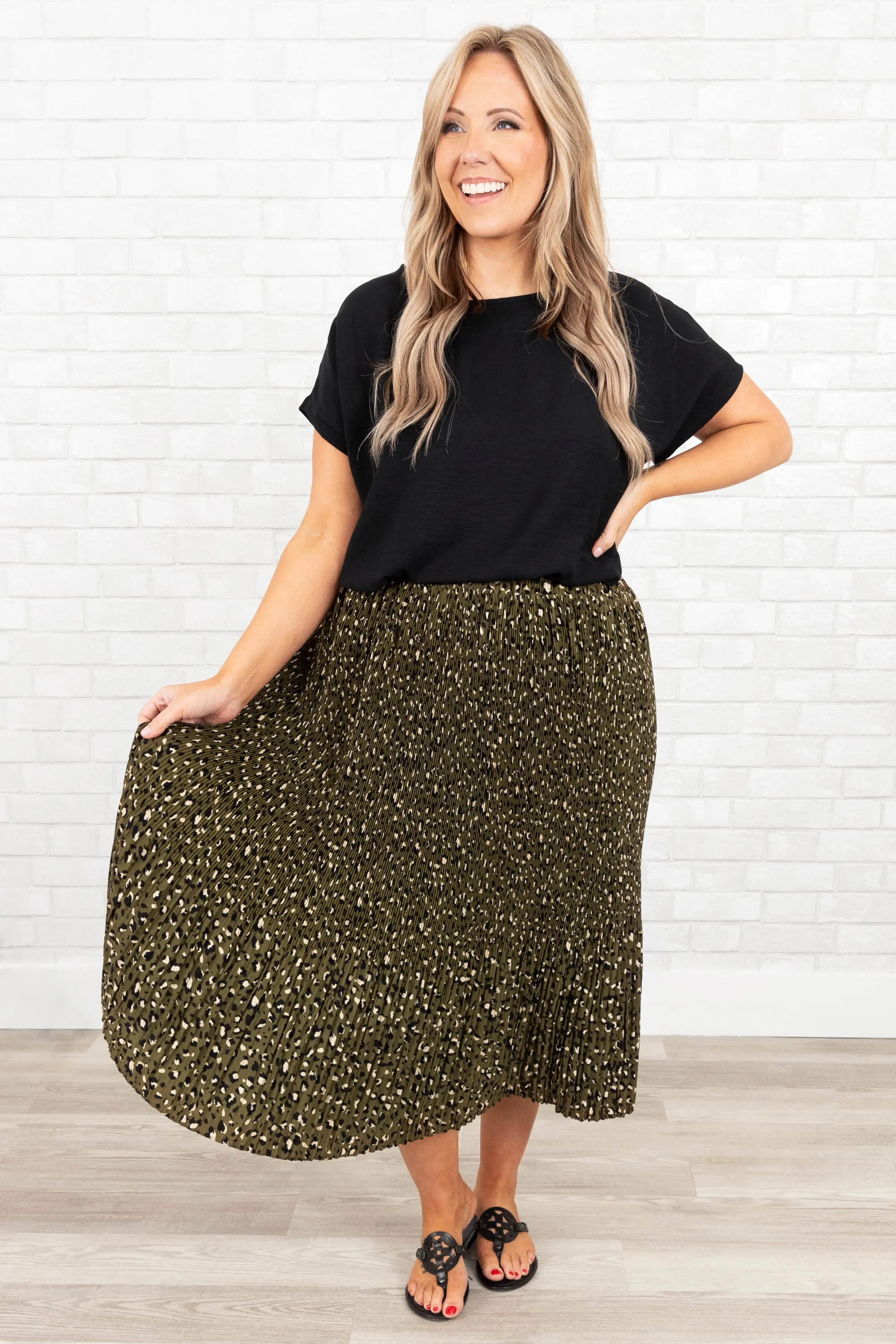 Scenic Sights Skirt, Green