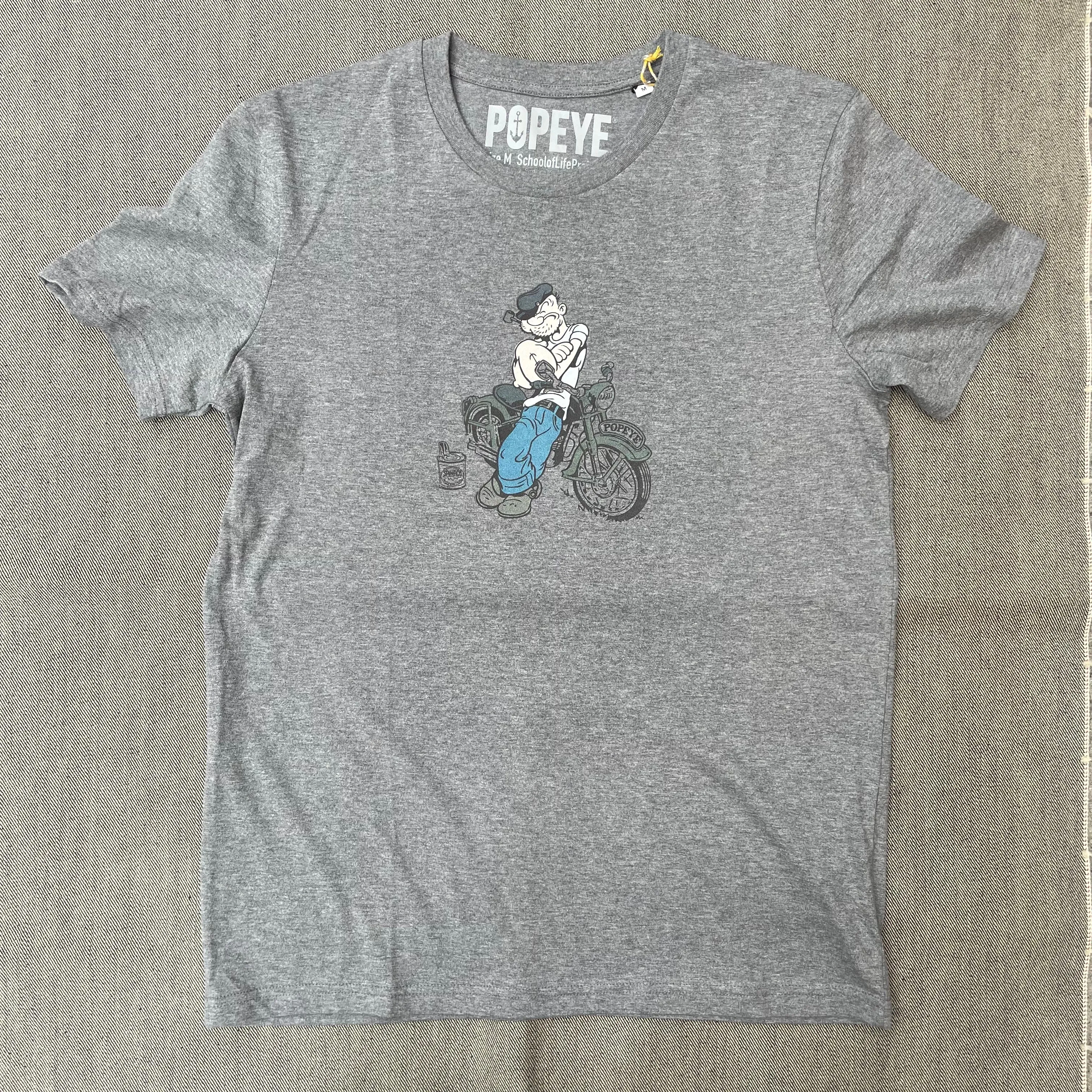 School of Life Projects - Popeye Biker Tee (grey)