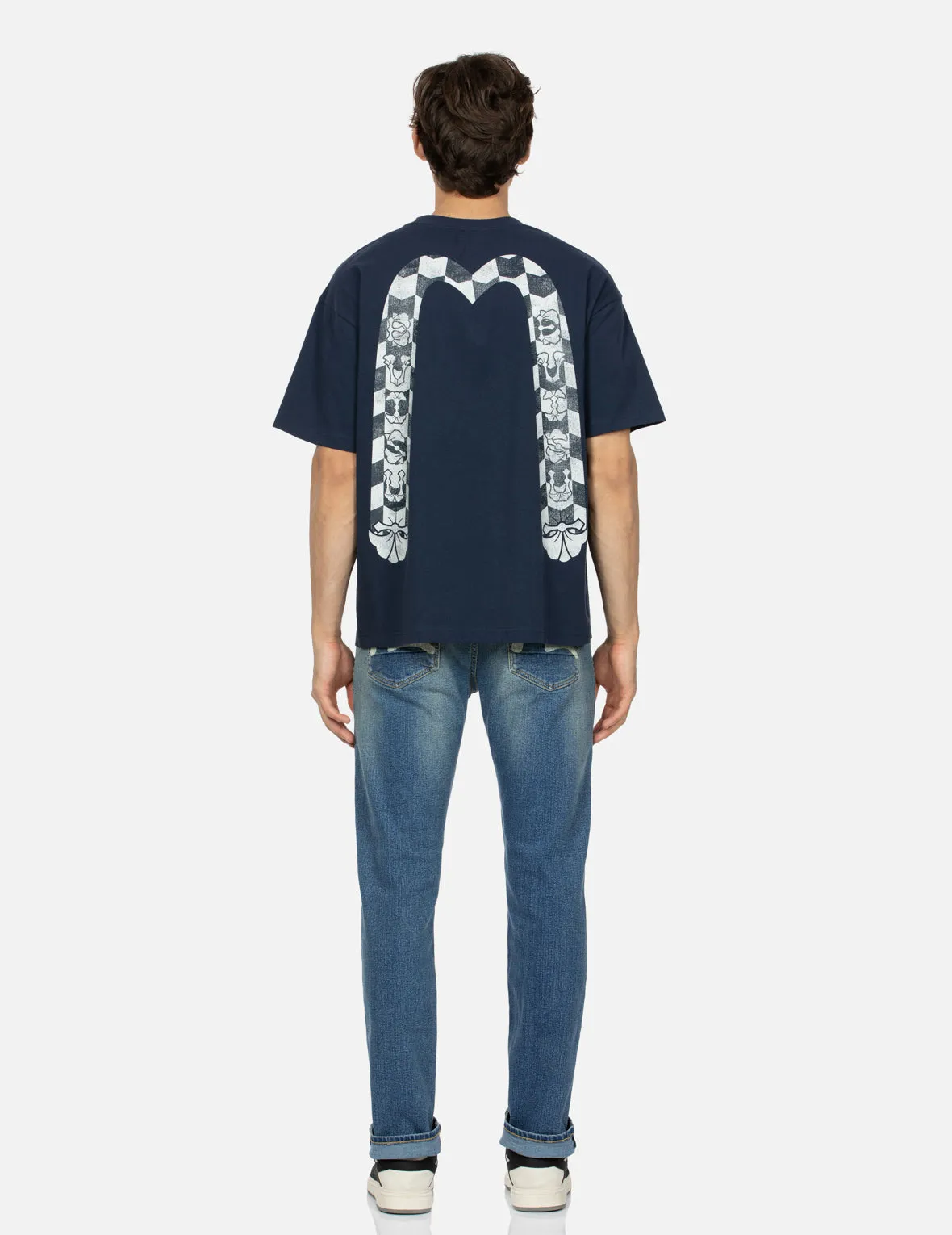 Seagull Print Flex Skinny Denim Jeans #2028