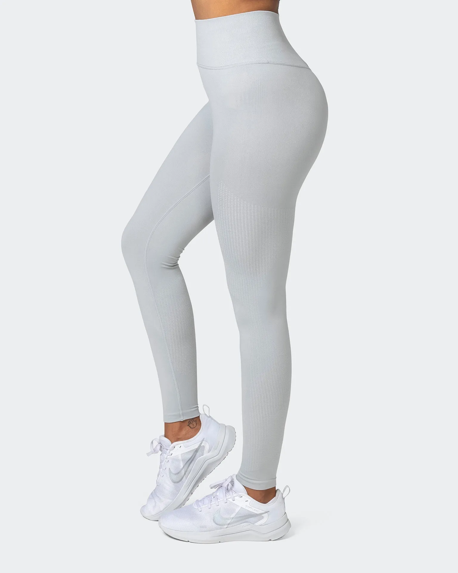 Seamless Full Length Leggings - Steel