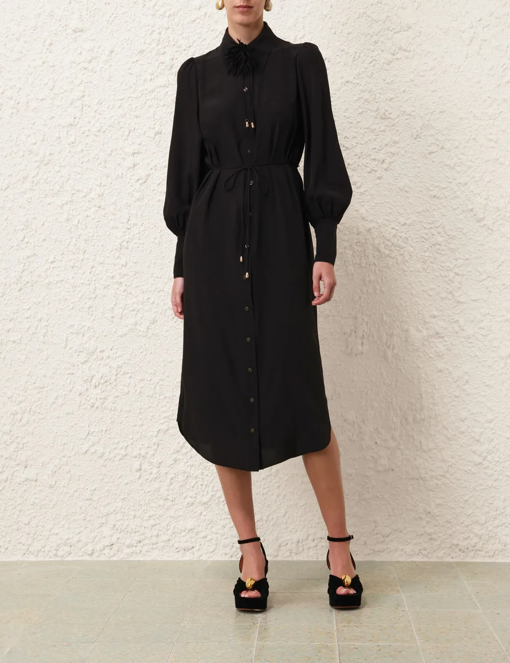 Shirt Midi Dress