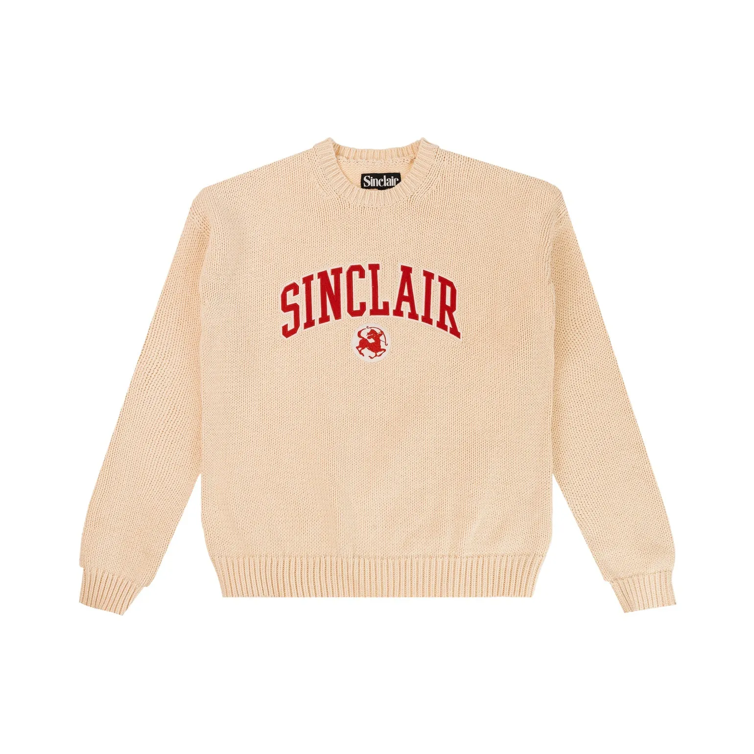 Sinclair Tackle Twill Sweater Ivory