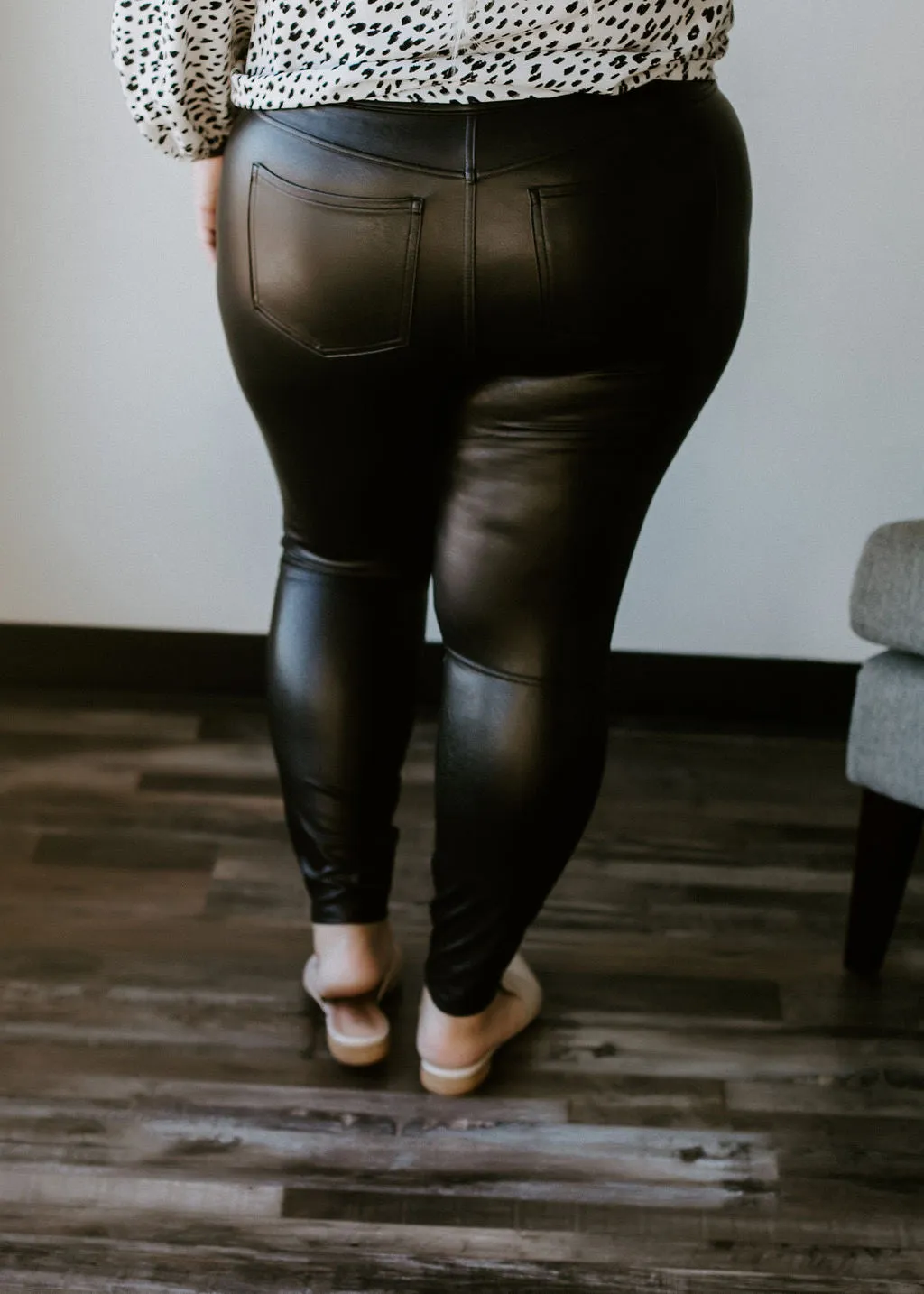 Spanx - Leather Like Skinny Pant