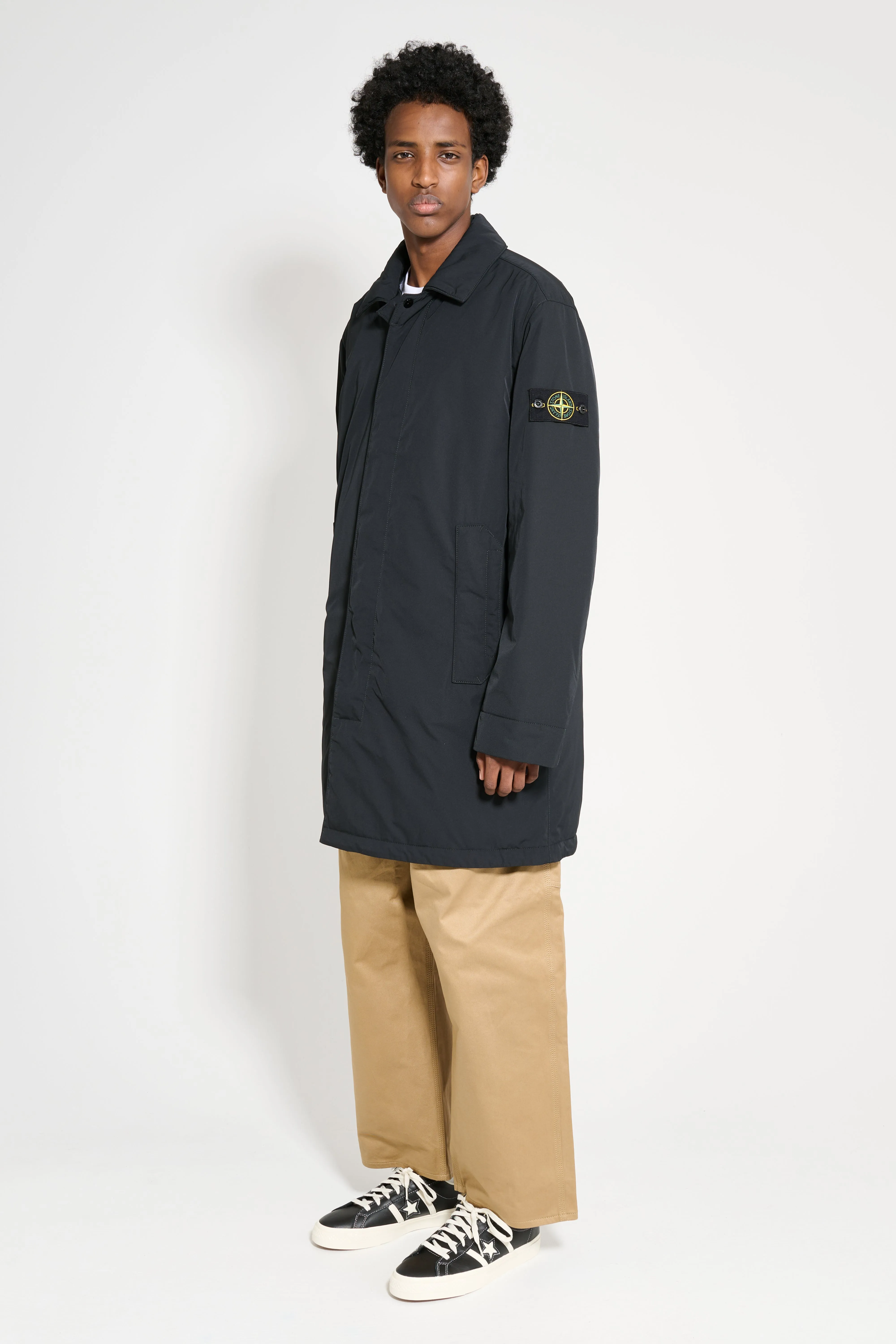 Stone Island Coat Black