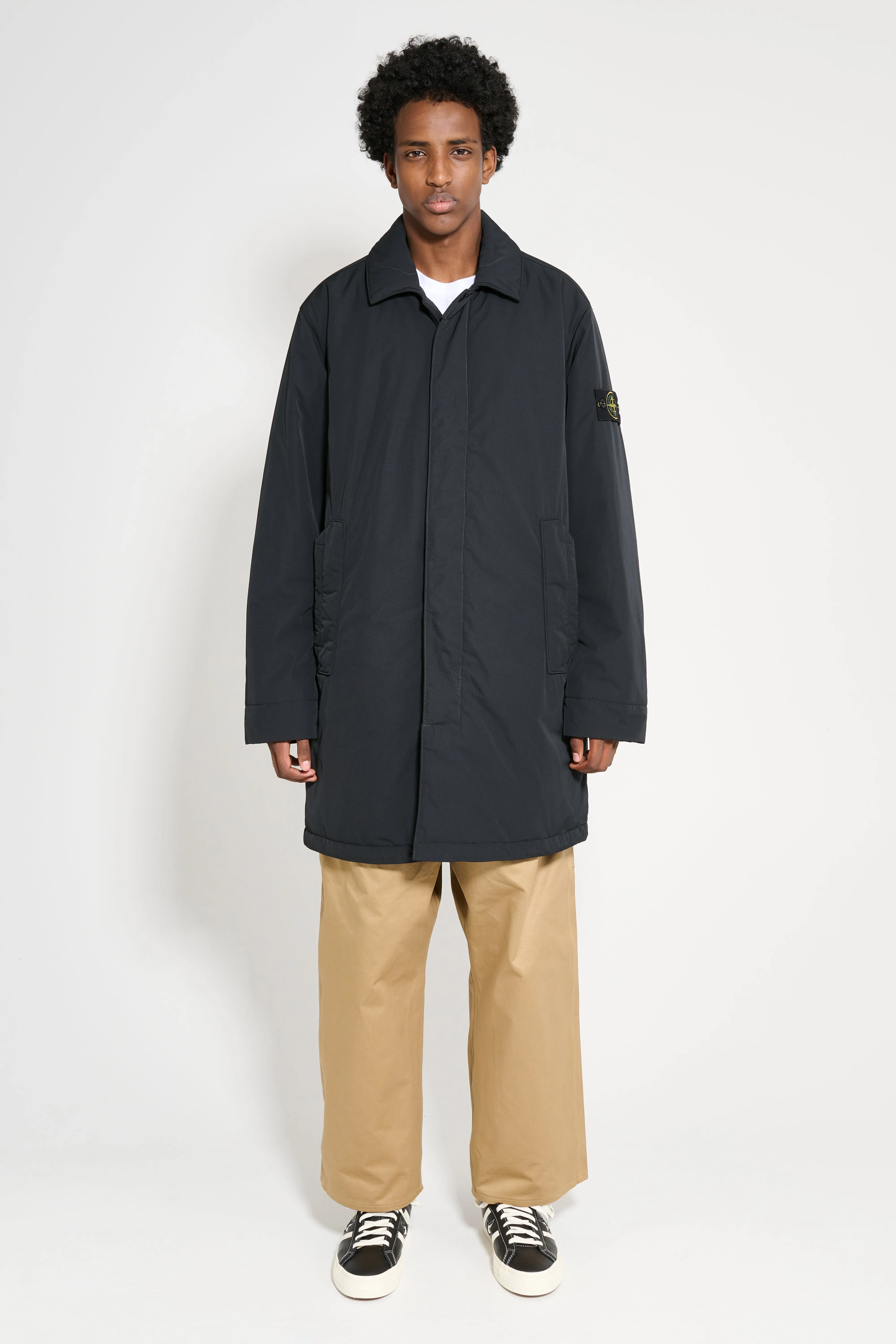 Stone Island Coat Black