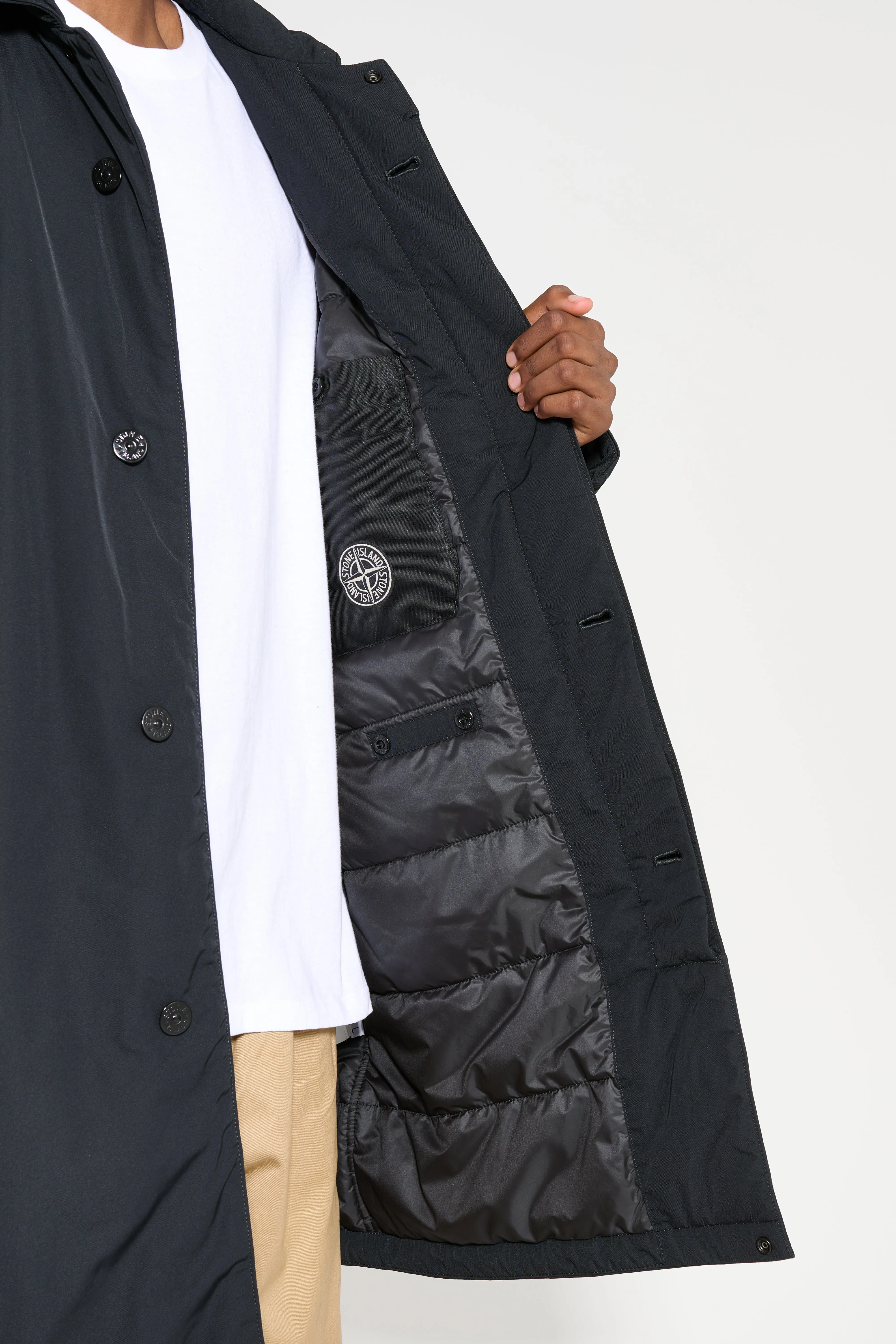 Stone Island Coat Black