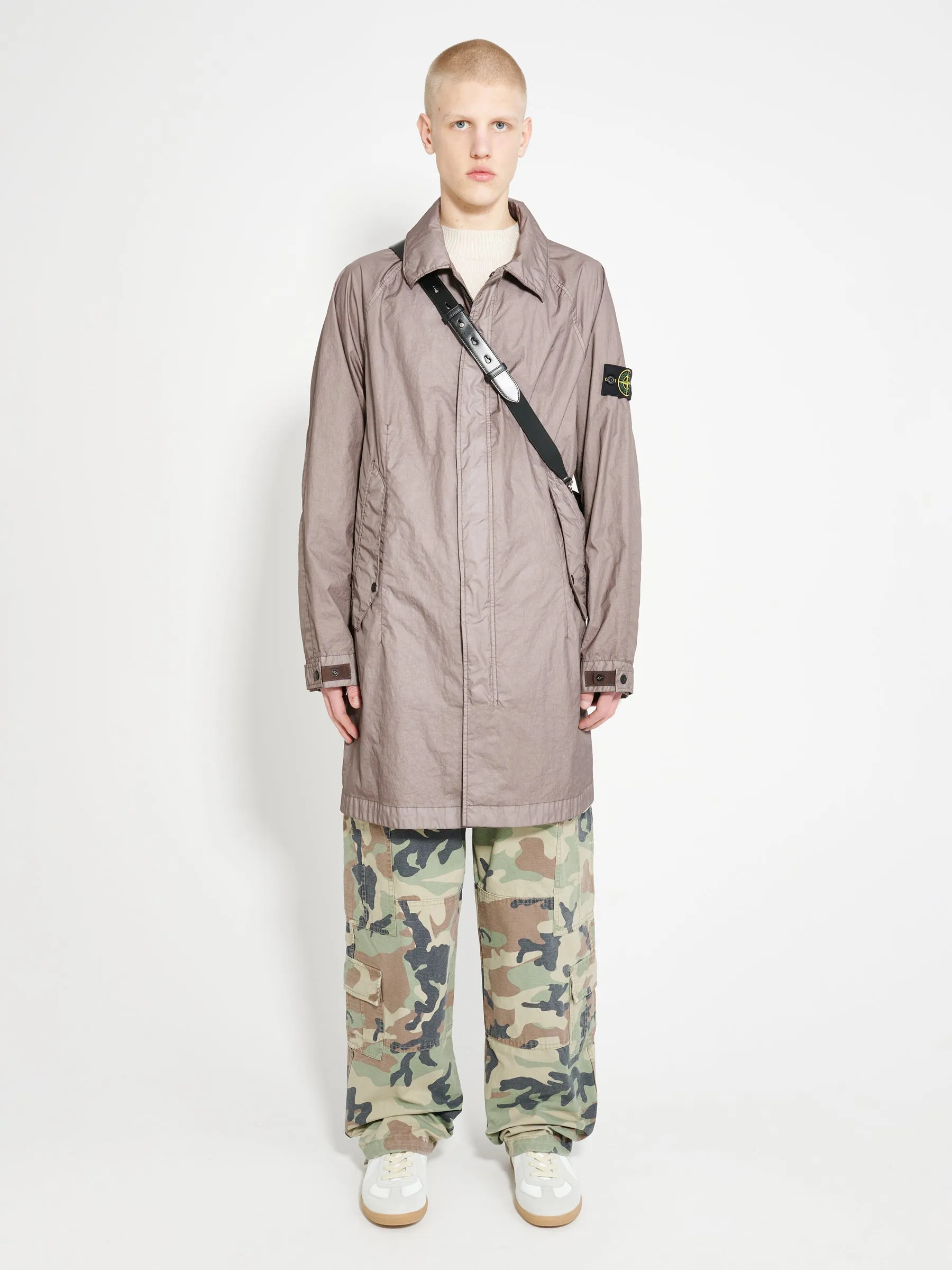 Stone Island Membrana Coat Dove Grey