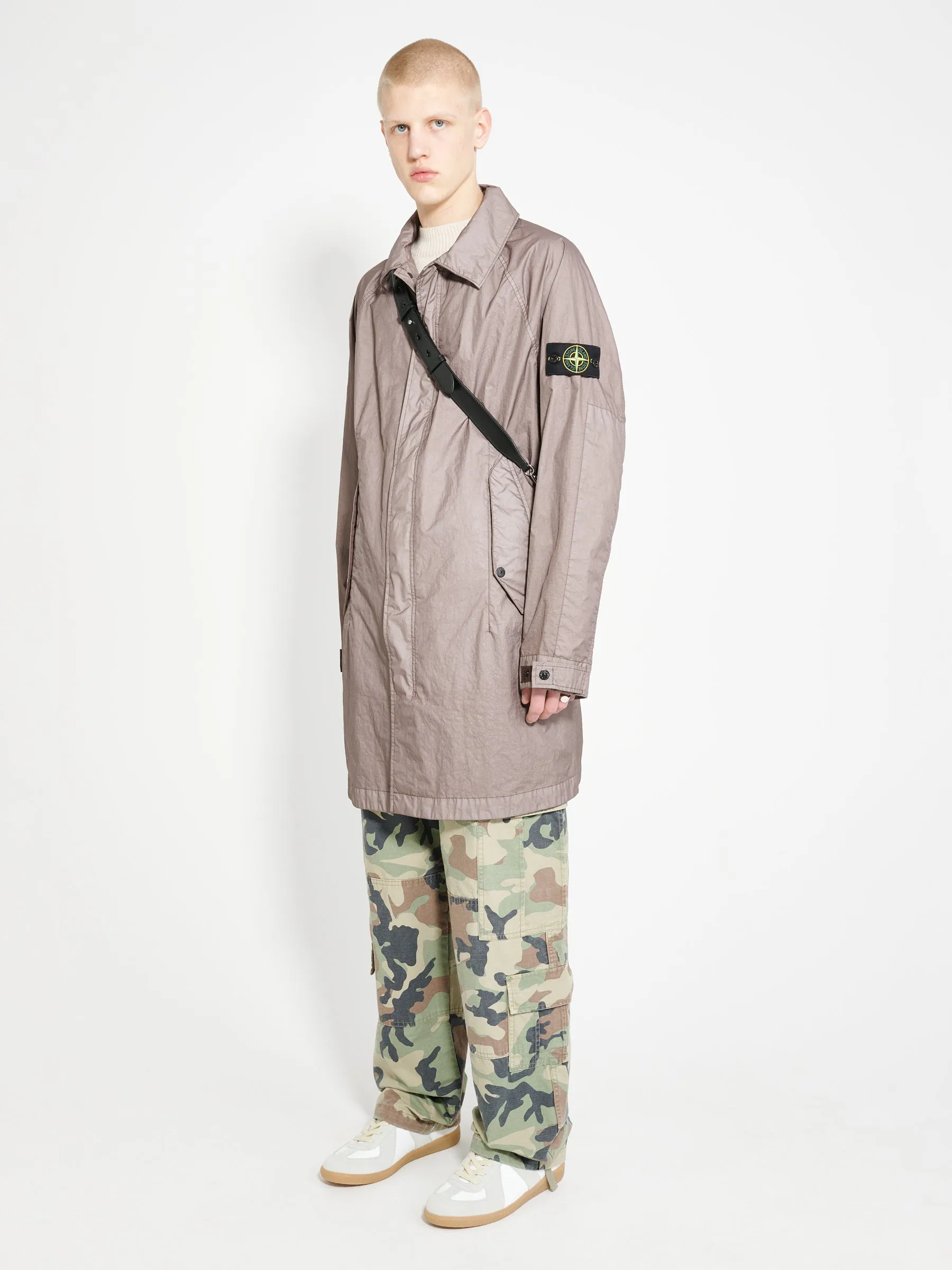 Stone Island Membrana Coat Dove Grey