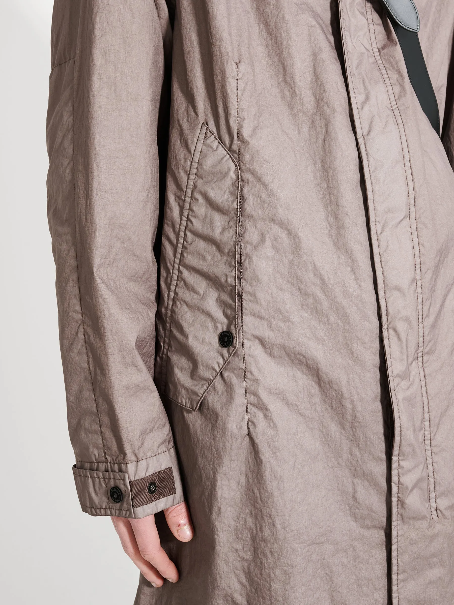 Stone Island Membrana Coat Dove Grey