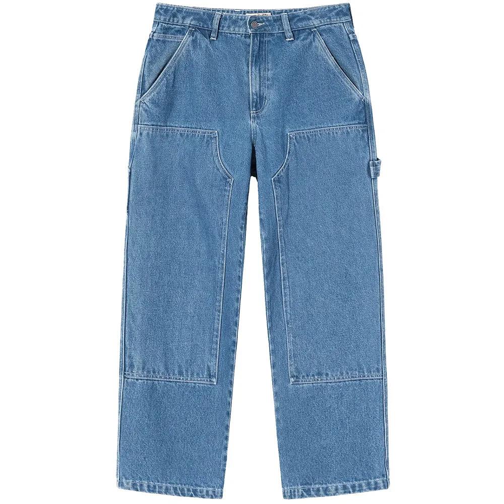 STSSY DENIM WORK PANT // WASHED BLUE