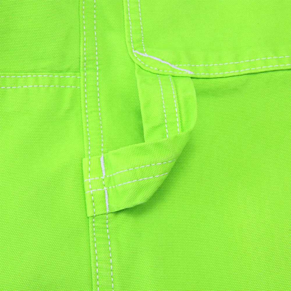 STSSY DYED CANVAS WORK PANT // NEON