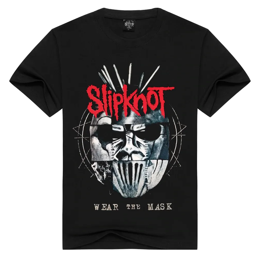 Summer Rock Unisex Fashion Slipknot Print Loose T-shirt Tops Tees