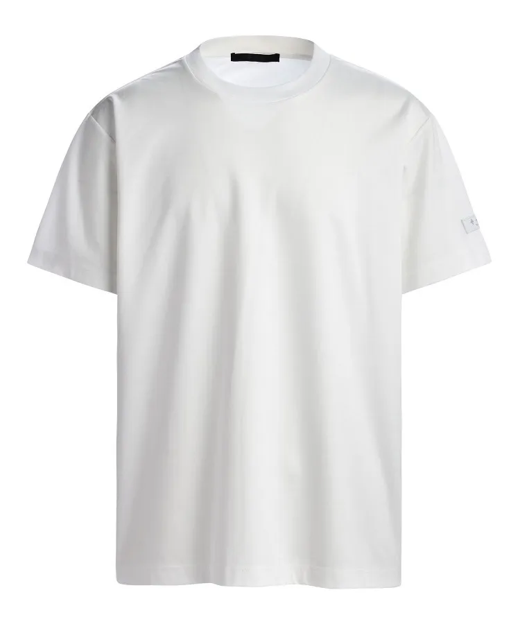 TATRAS  |Plain Cotton Logo T-Shirts