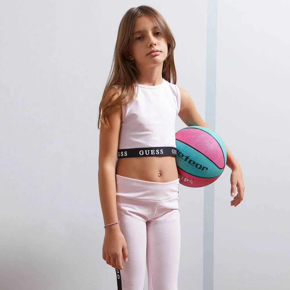 Teen Pink Logo Leggings