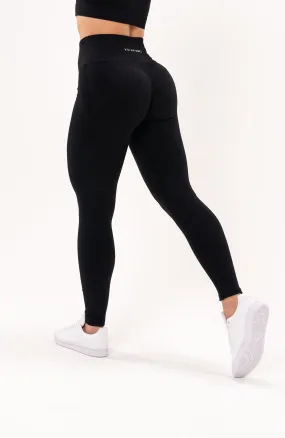 Tempo Seamless Scrunch Leggings - Black