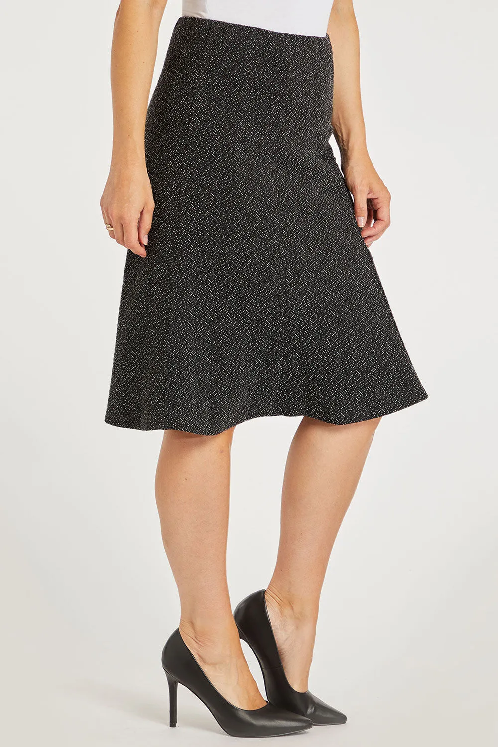 Textured Elasticated Skirt