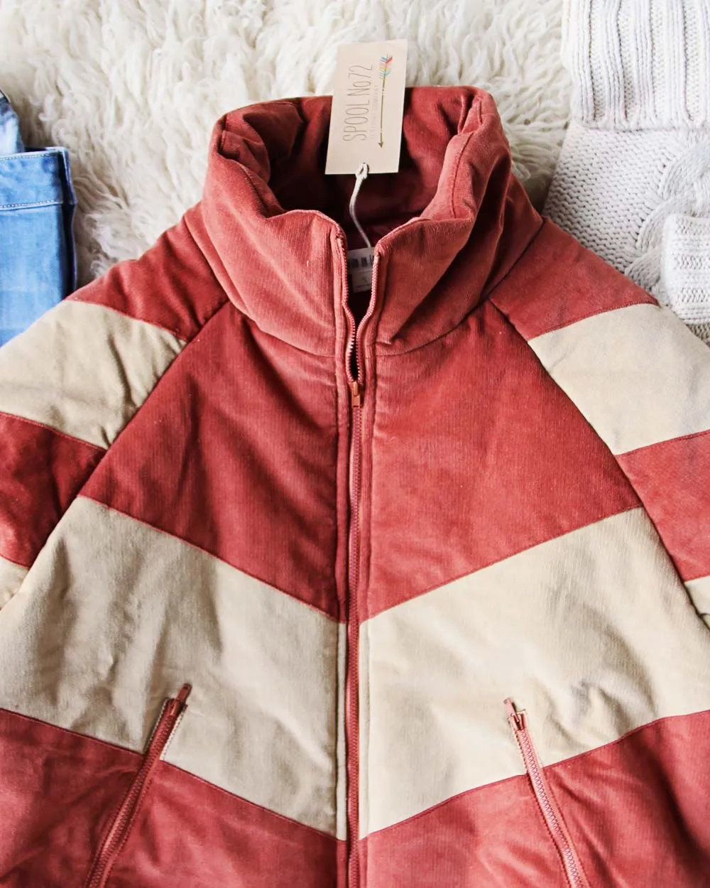 The 70's Ski Coat in Sand