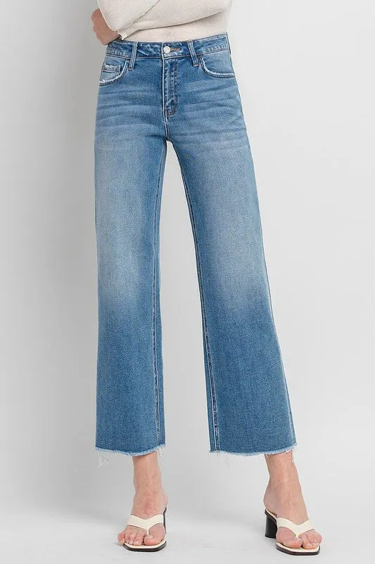 The Camden Cropped Wide Leg Jeans