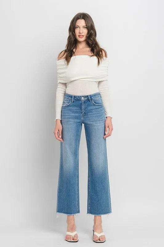 The Camden Cropped Wide Leg Jeans