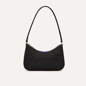 The Mini Shoulder Bag in Black Sand