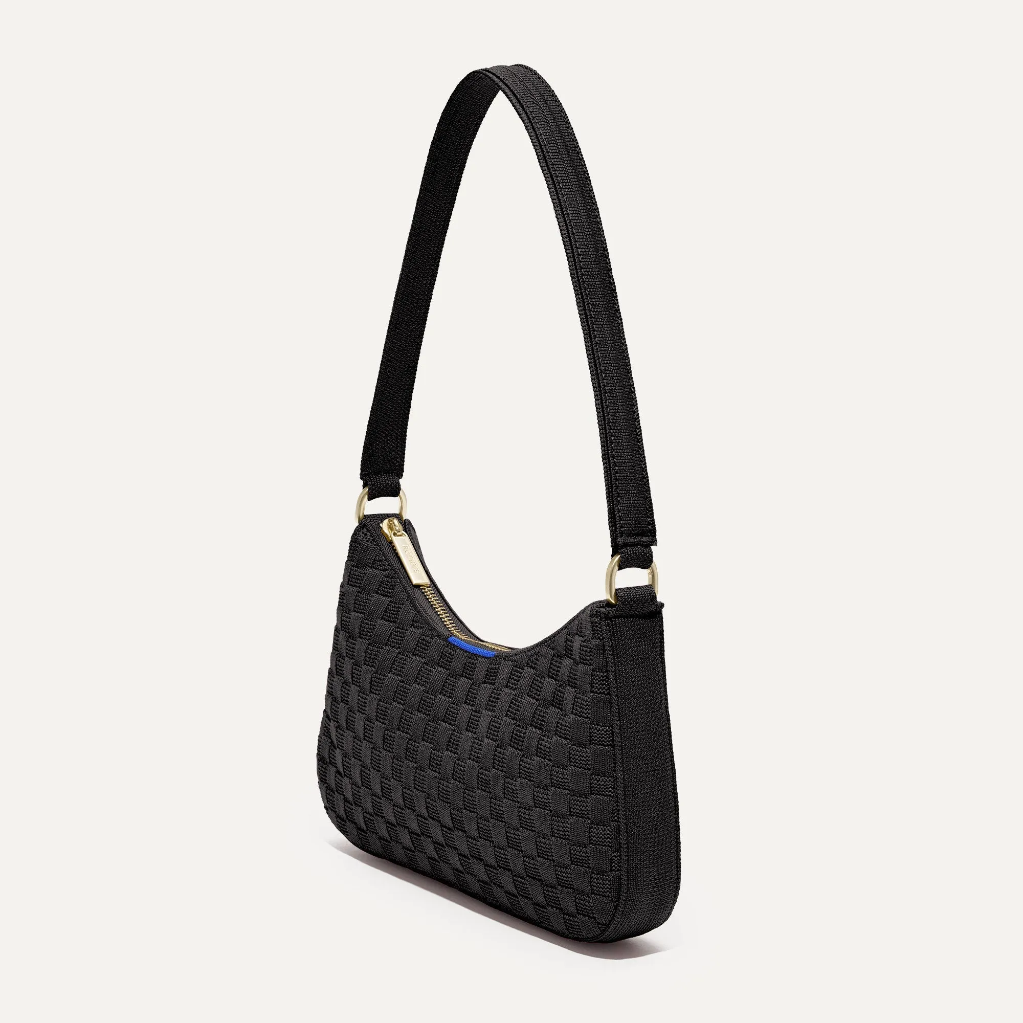 The Mini Shoulder Bag in Black Sand