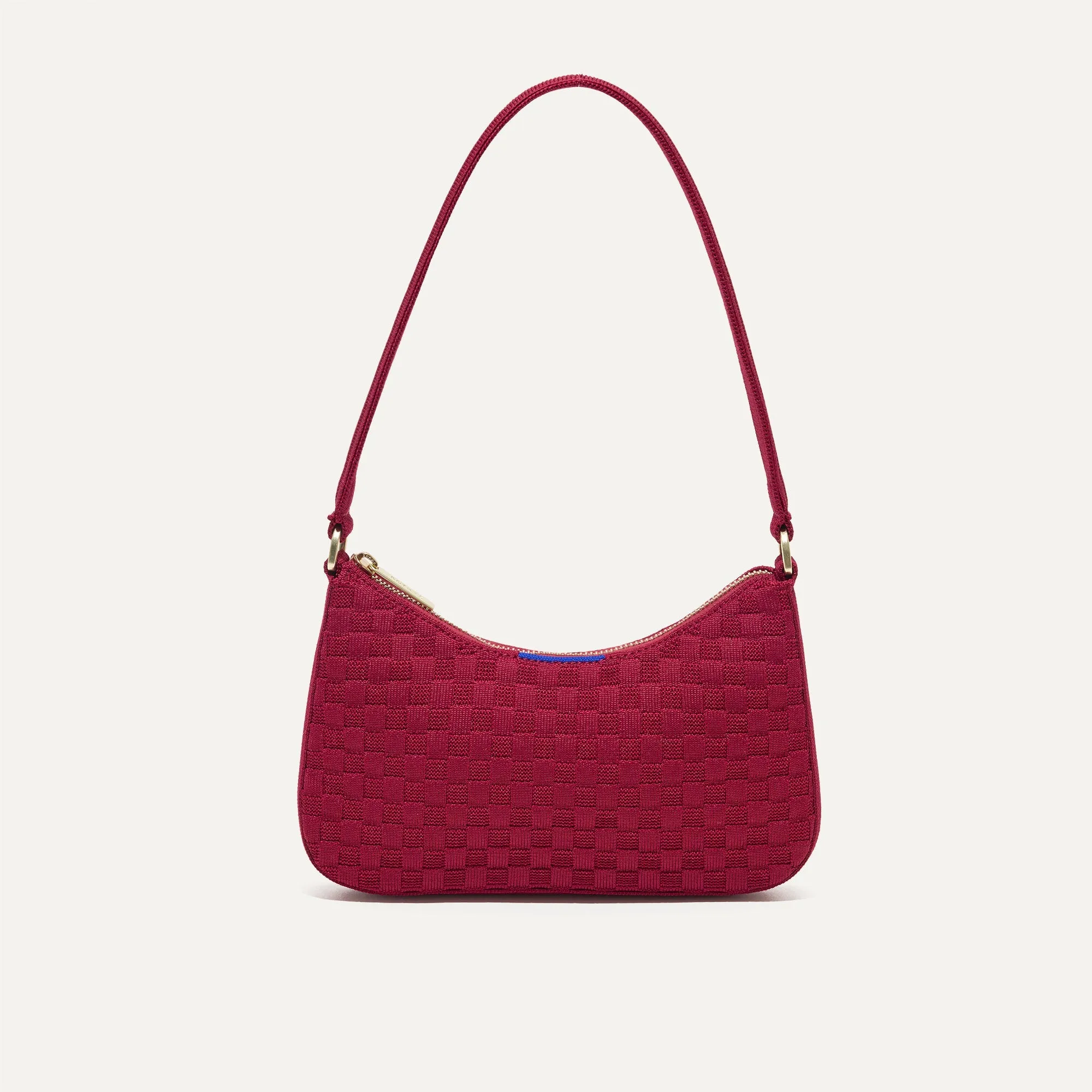 The Mini Shoulder Bag in Cranberry  