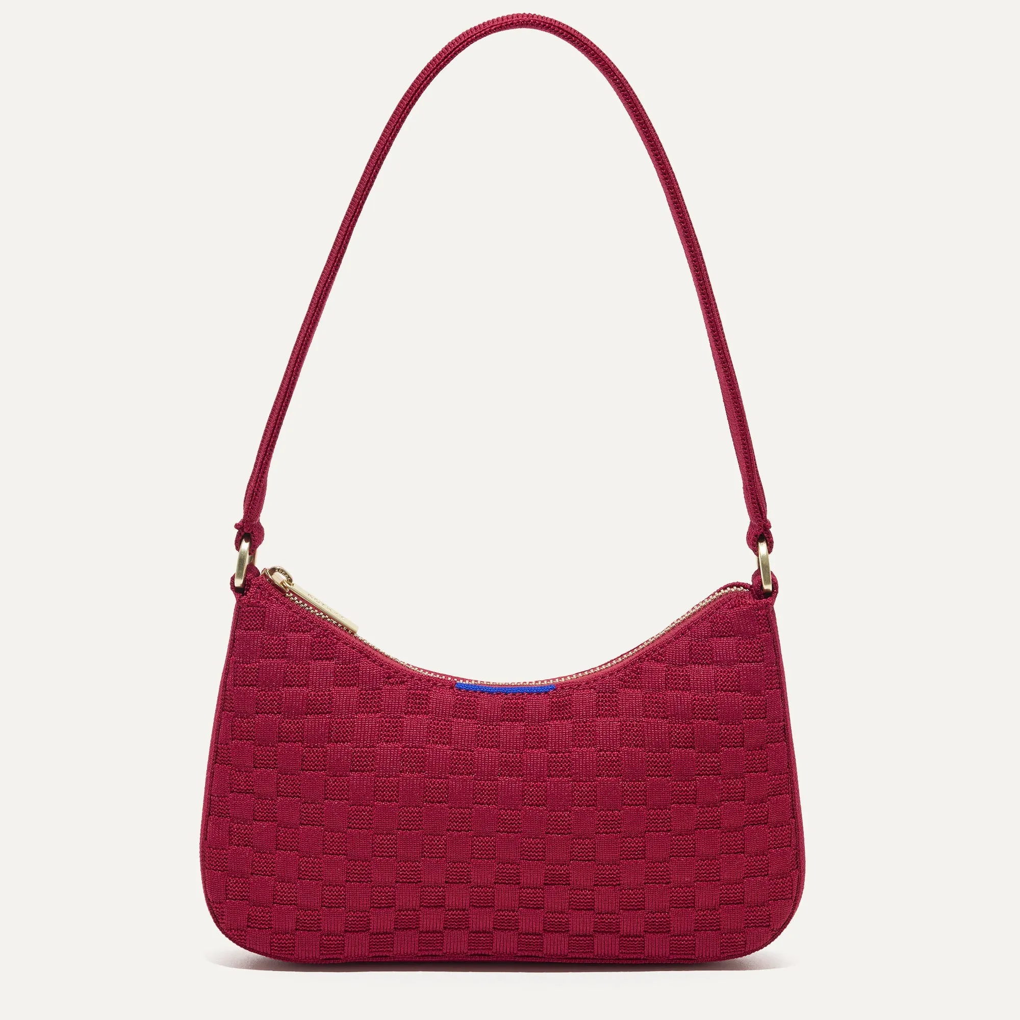 The Mini Shoulder Bag in Cranberry  