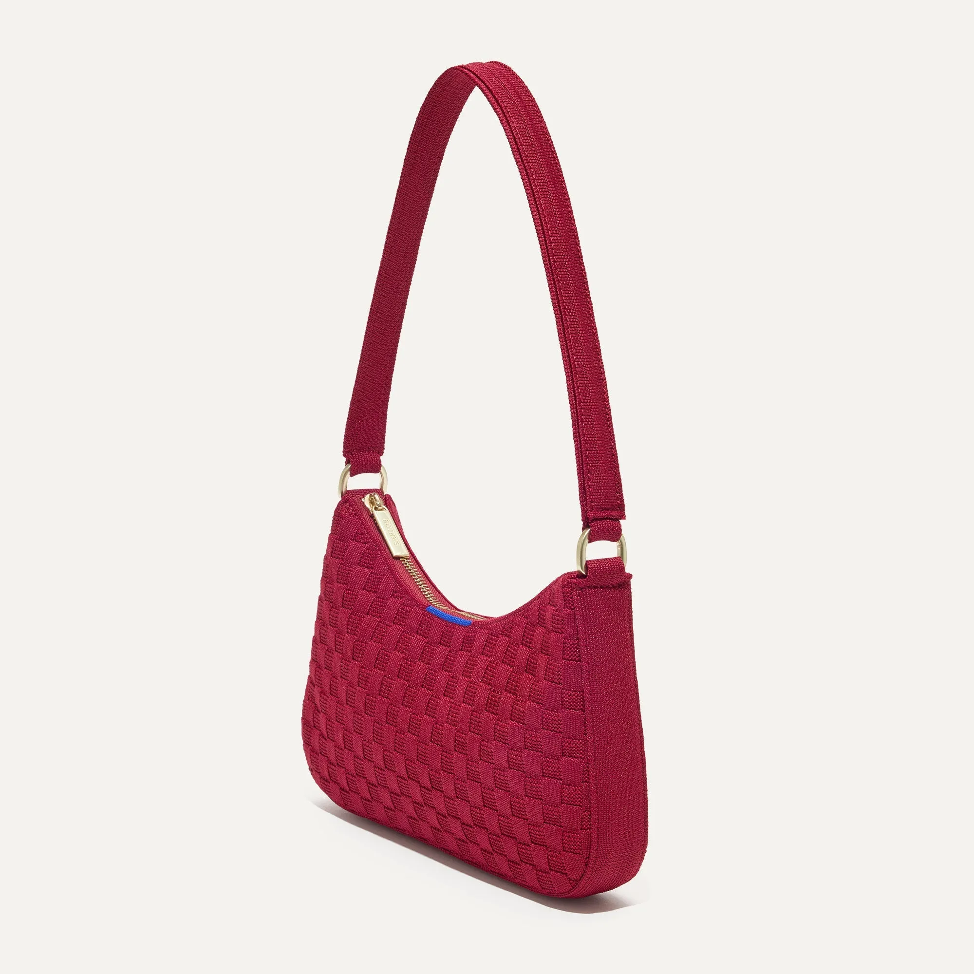 The Mini Shoulder Bag in Cranberry  