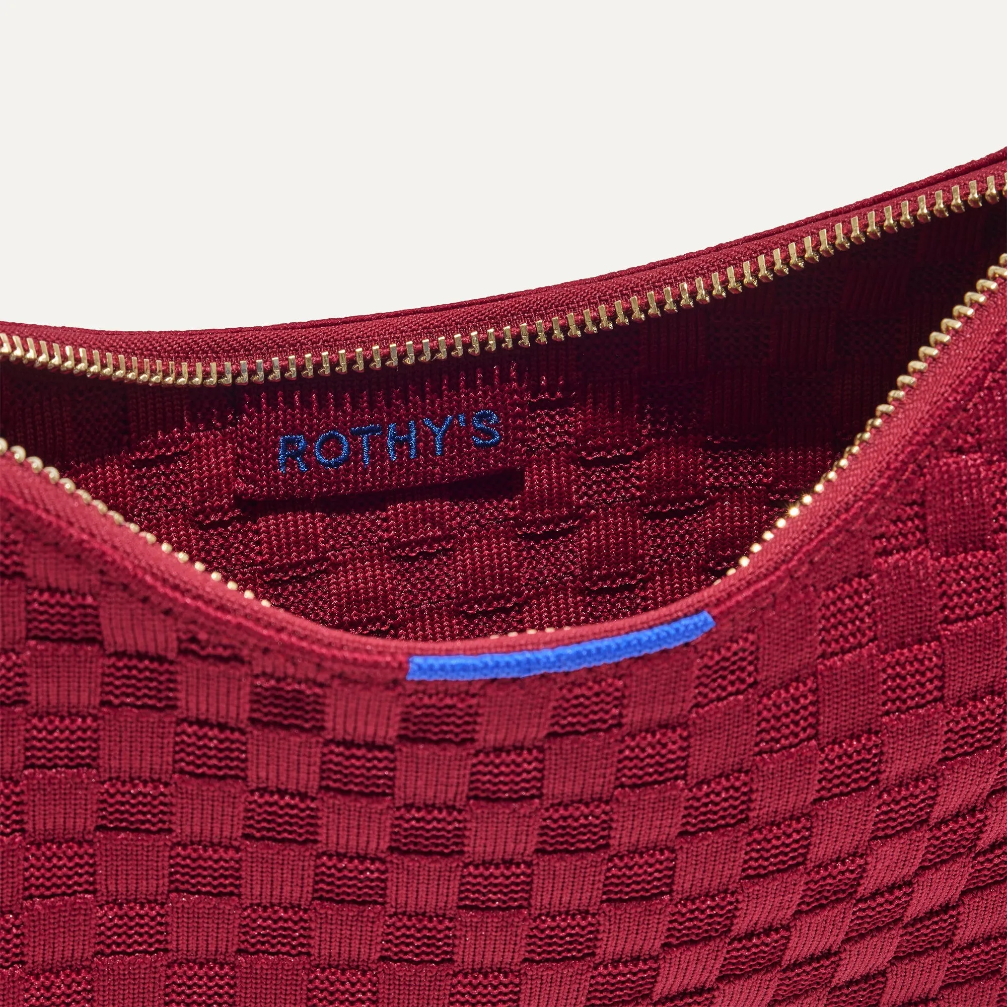 The Mini Shoulder Bag in Cranberry  