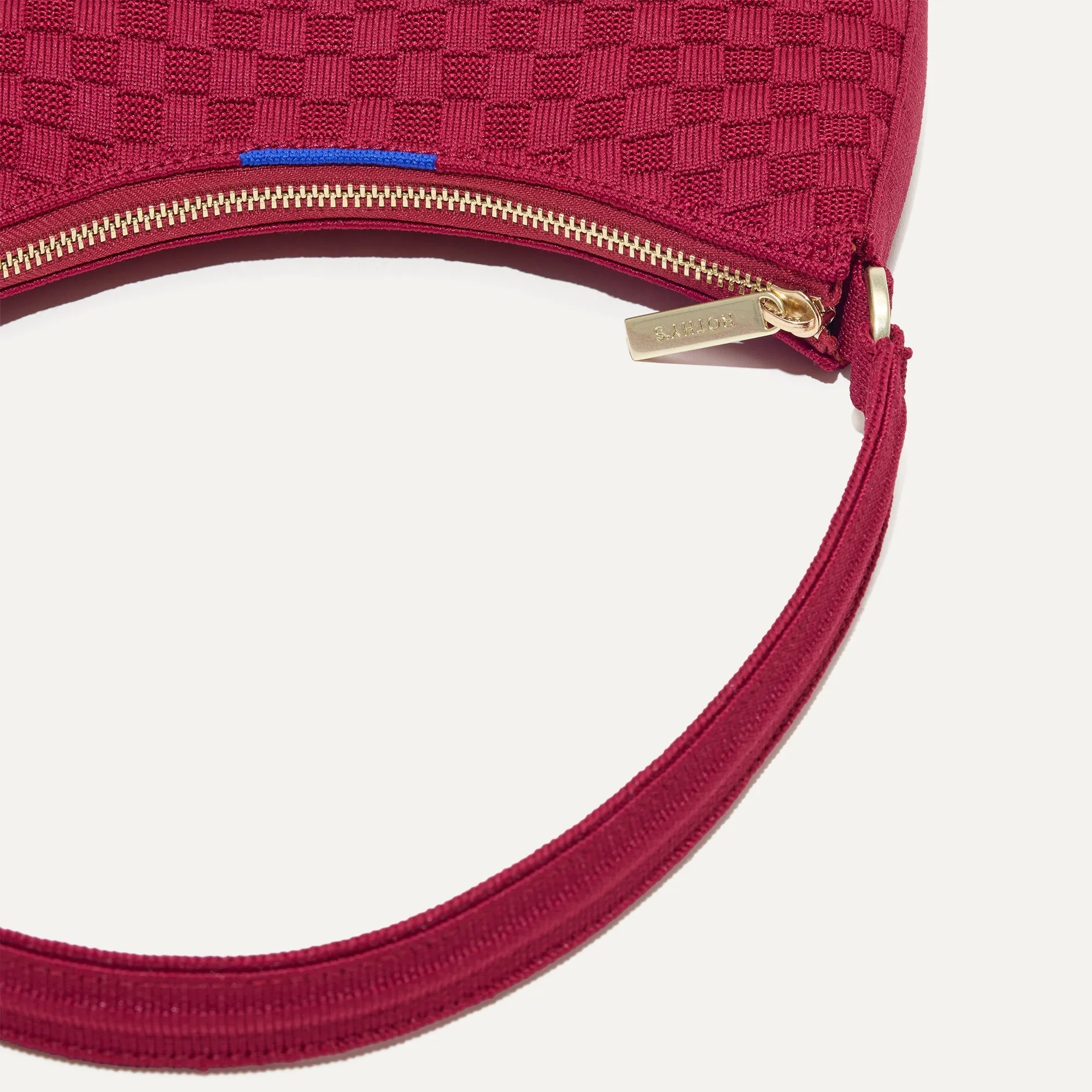 The Mini Shoulder Bag in Cranberry  