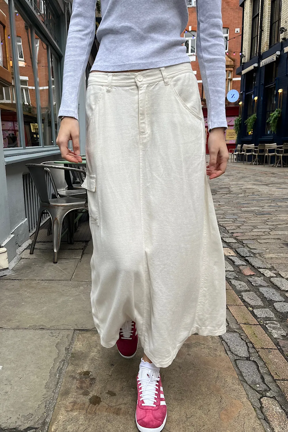 Theresa Linen Skirt