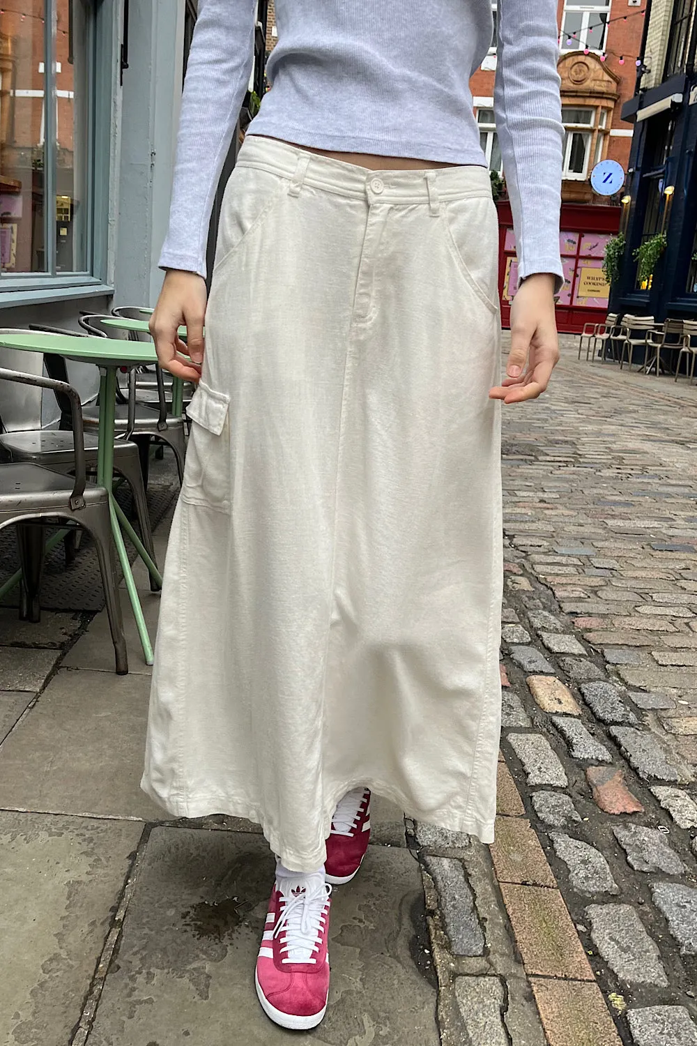 Theresa Linen Skirt