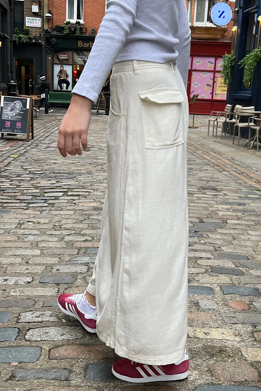 Theresa Linen Skirt