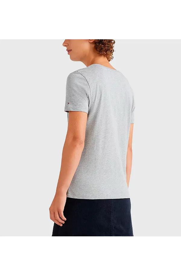 Tommy Hilfiger Women Organic Tee Grey