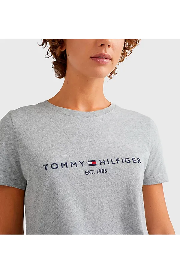 Tommy Hilfiger Women Organic Tee Grey