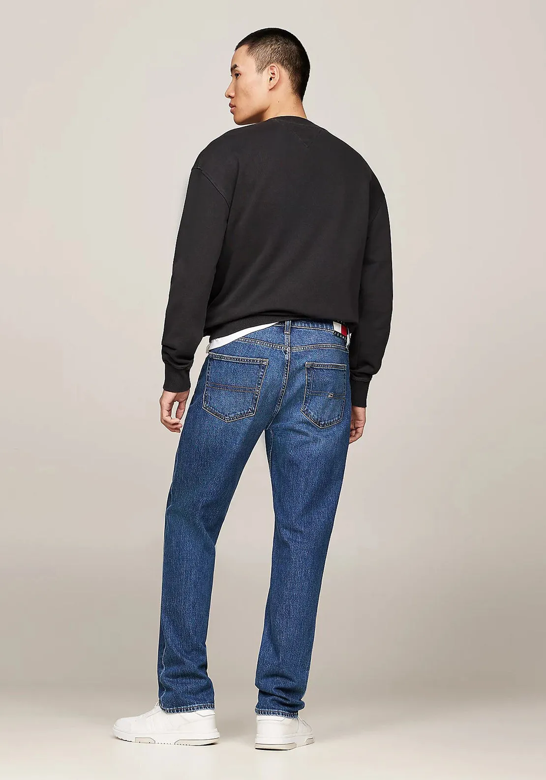 Tommy Jeans Ryan Straight Leg Jeans, Denim Dark