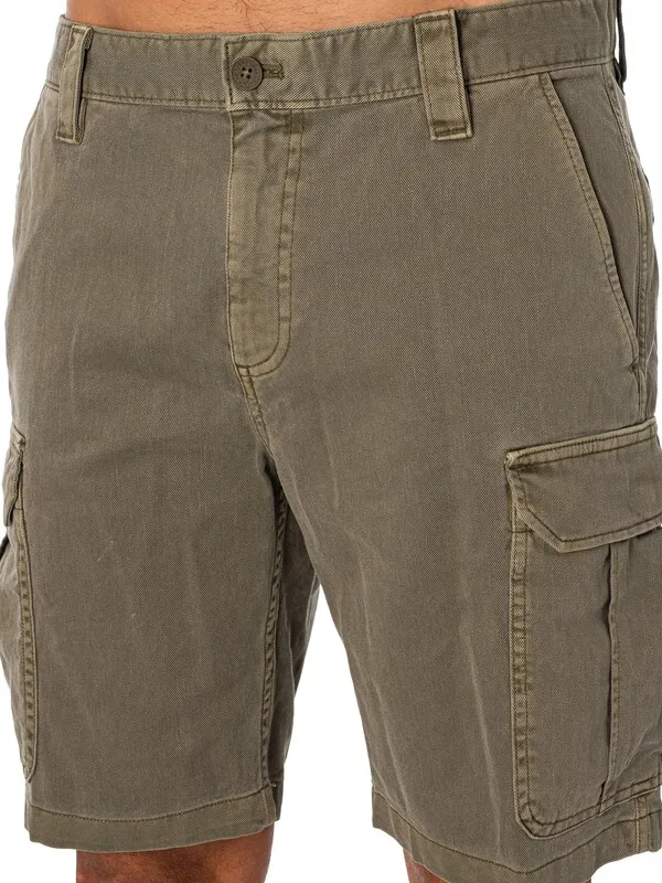 Tommy Jeans Straight Ethan Cargo Shorts - Drab Olive Green