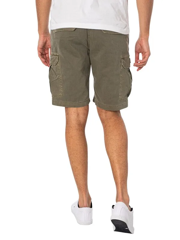 Tommy Jeans Straight Ethan Cargo Shorts - Drab Olive Green