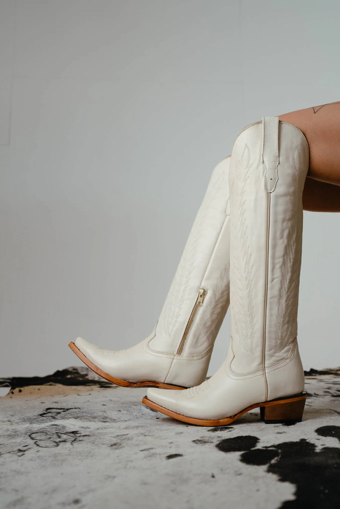 Valentina Tall Neutral Edition Snip Toe Cowgirl Boot