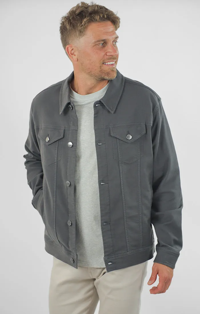 Vandam Loop Back Twill Trucker Jacket